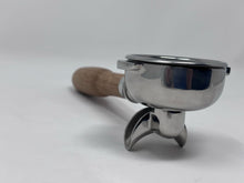 Load image into Gallery viewer, 58mm Double Spout Portafilter with Wood Handle
