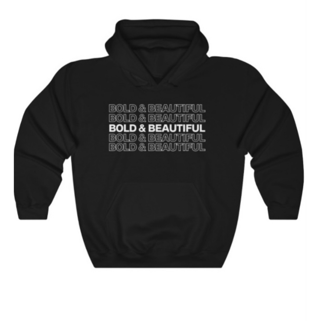 Black Bold & Beautiful Unisex Hoodie